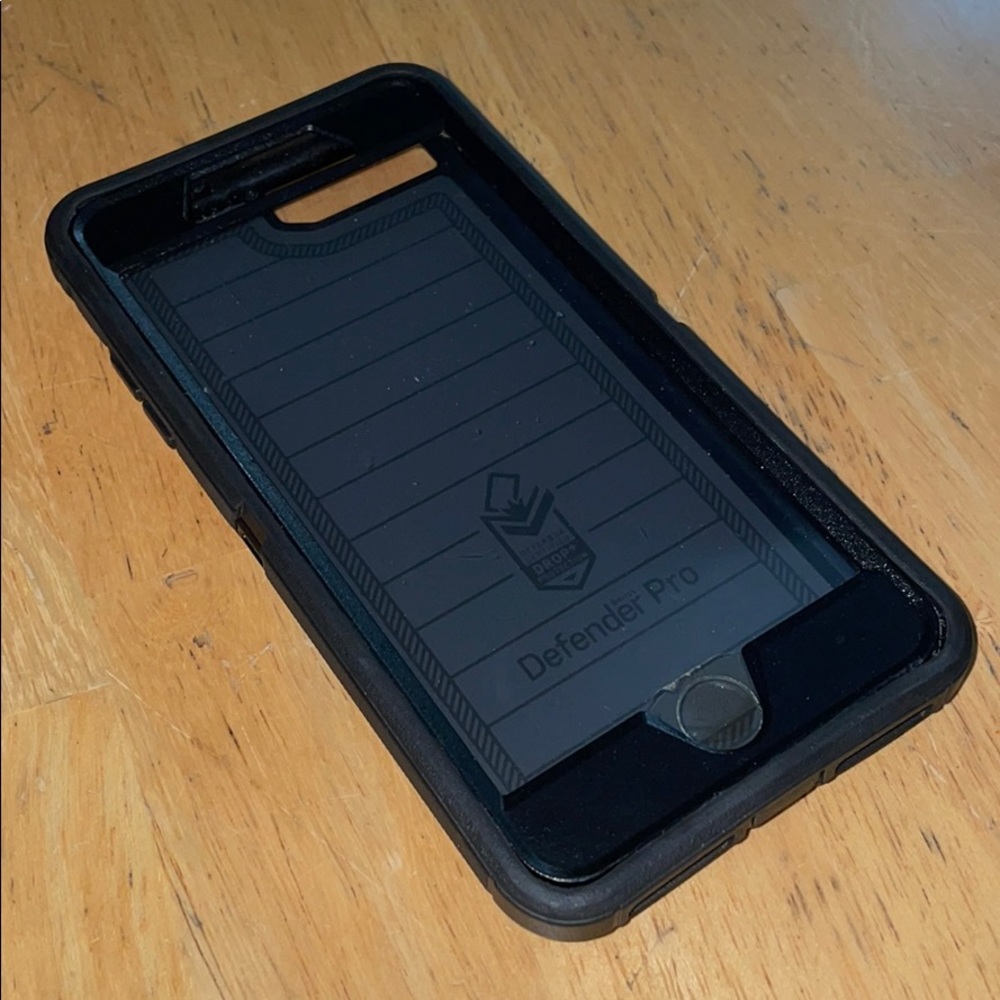 Black OtterBox for iPhone 7 plus